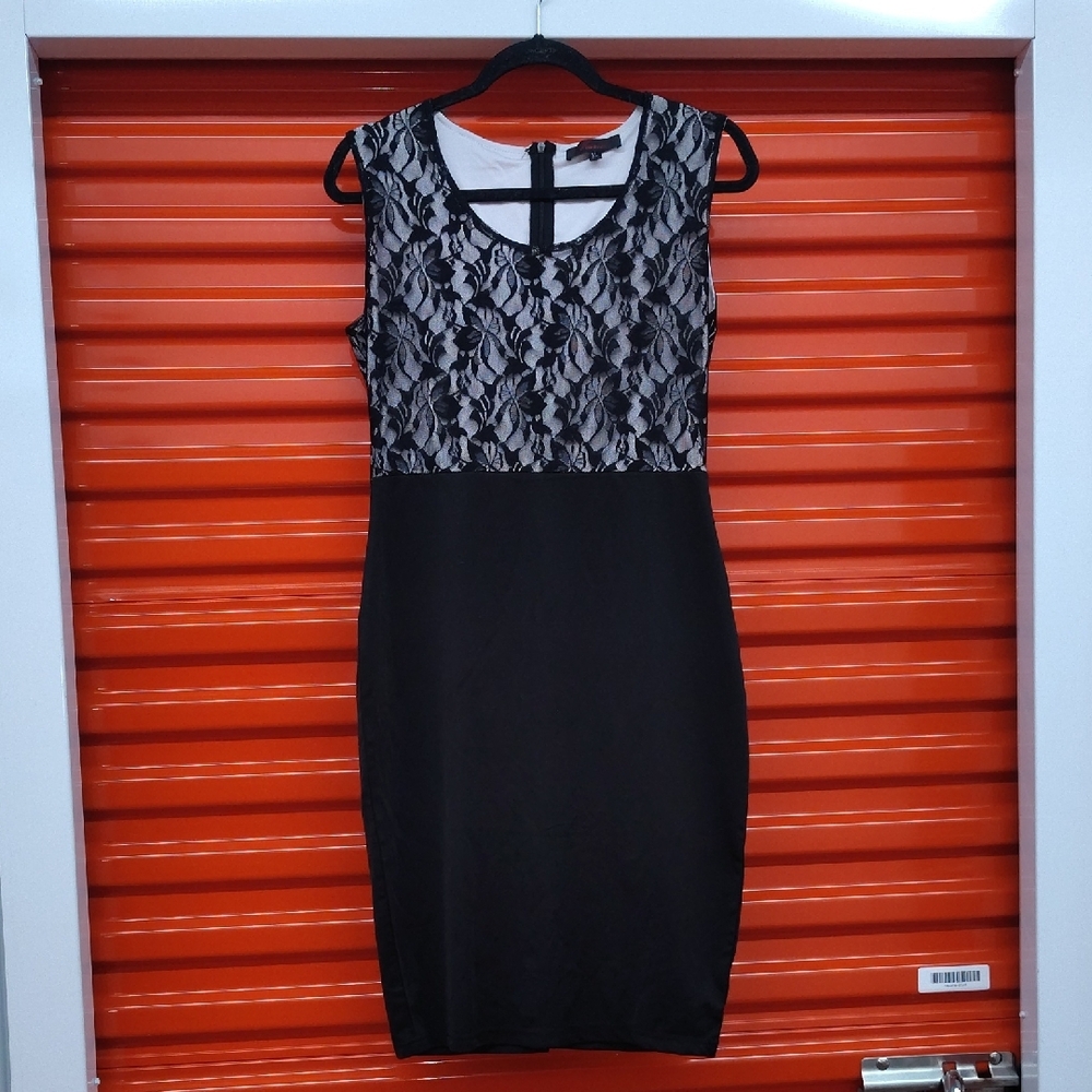 Elegant Black Lace Dress